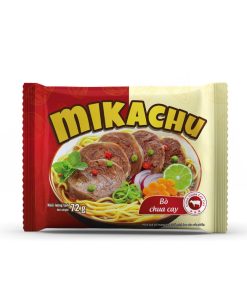 Mikachu Spicy Beef Noodles 72g x 30 packs