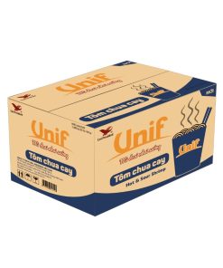 Unif Instant Noodle Cups - Spicy Shrimp Flavor